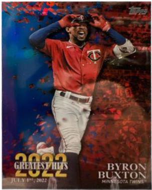 Byron Buxton [Blue] #22GH-5 Baseball Cards 2023 Topps 2022 Greatest Hits