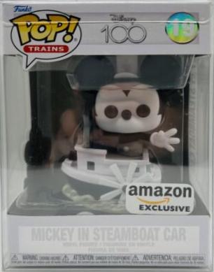 Mickey in Steamboat Car #19 Funko POP Trains