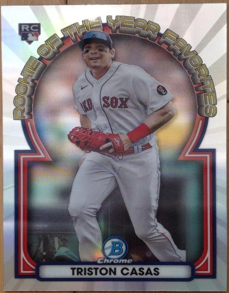 Triston Casas Royf Prices Bowman Chrome Rookie Of The Year