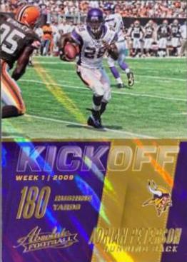 Adrian Peterson #12 Football Cards 2017 Panini Absolute Kickoff