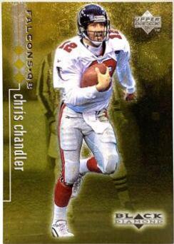 Chris Chandler [Triple] #5 Football Cards 1998 Upper Deck Black Diamond Rookies