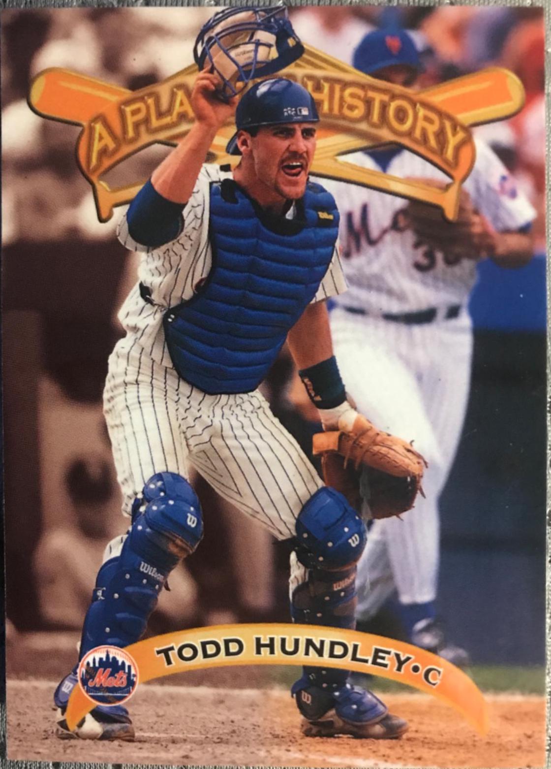 Todd Hundley #46 Baseball Cards 1998 Sports Illustrated Then & Now