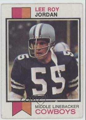 Lee Roy Jordan #159 Football Cards 1973 Topps