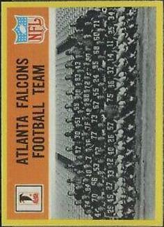 Atlanta Falcons [Team Card] #1 Football Cards 1967 Philadelphia