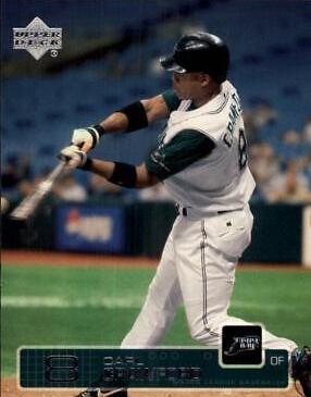 Carl Crawford #297 Baseball Cards 2003 Upper Deck