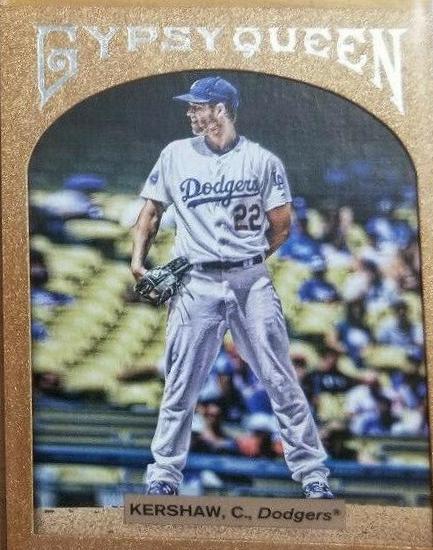 Clayton Kershaw [Framed Paper] #87 Baseball Cards 2011 Topps Gypsy Queen