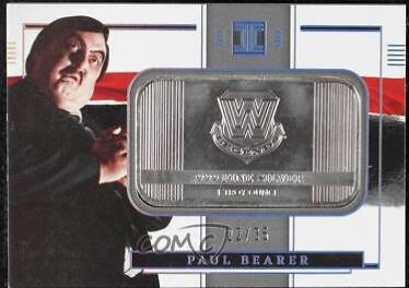 Paul Bearer #2 Wrestling Cards 2022 Panini Impeccable WWE Legends Silver Logo