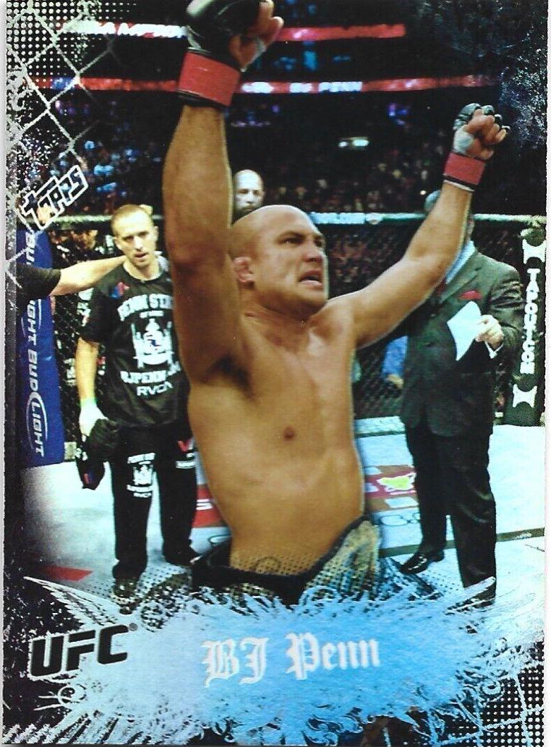 BJ Penn #2 Ufc Cards 2010 Topps UFC Main Event