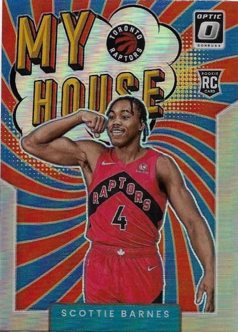 Scottie Barnes #19 Prices [Rookie] | 2021 Panini Donruss Optic My House |  Basketball Cards