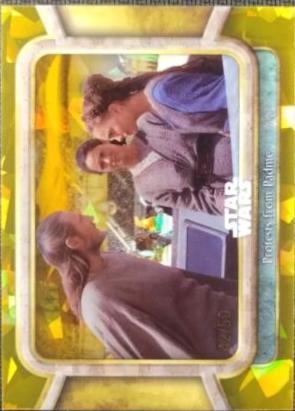 Protests from Padme [Gold] #49 Star Wars 2024 Topps Chrome Sapphire