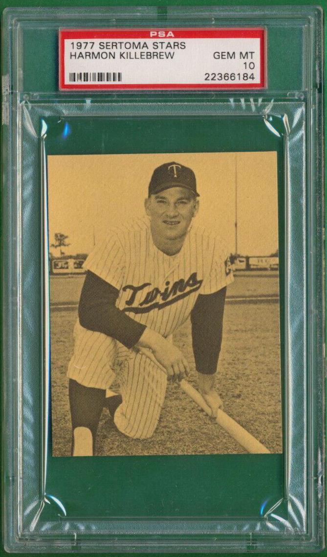 Harmon Killebrew Baseball Cards 1977 Sertoma Stars