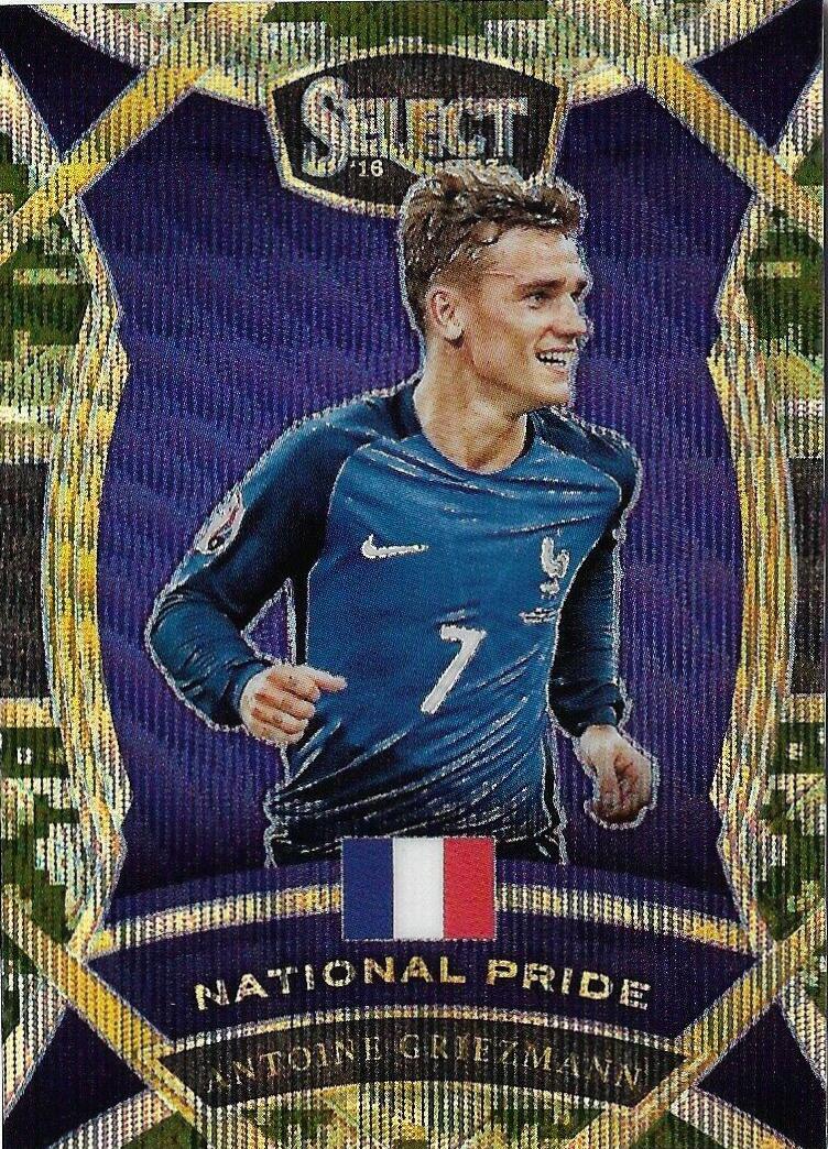 Antoine Griezmann [Camo] #18 Soccer Cards 2016 Panini Select National Pride