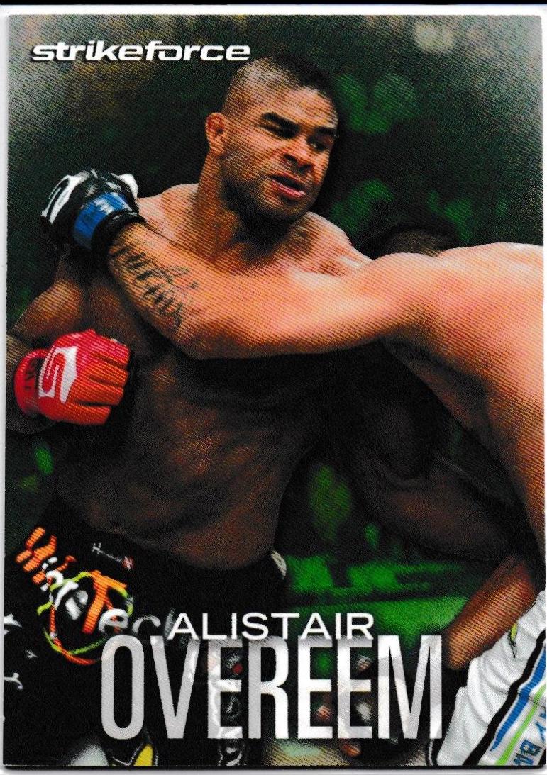 Alistair Overeem [Green] #7 Ufc Cards 2012 Topps UFC Knockout