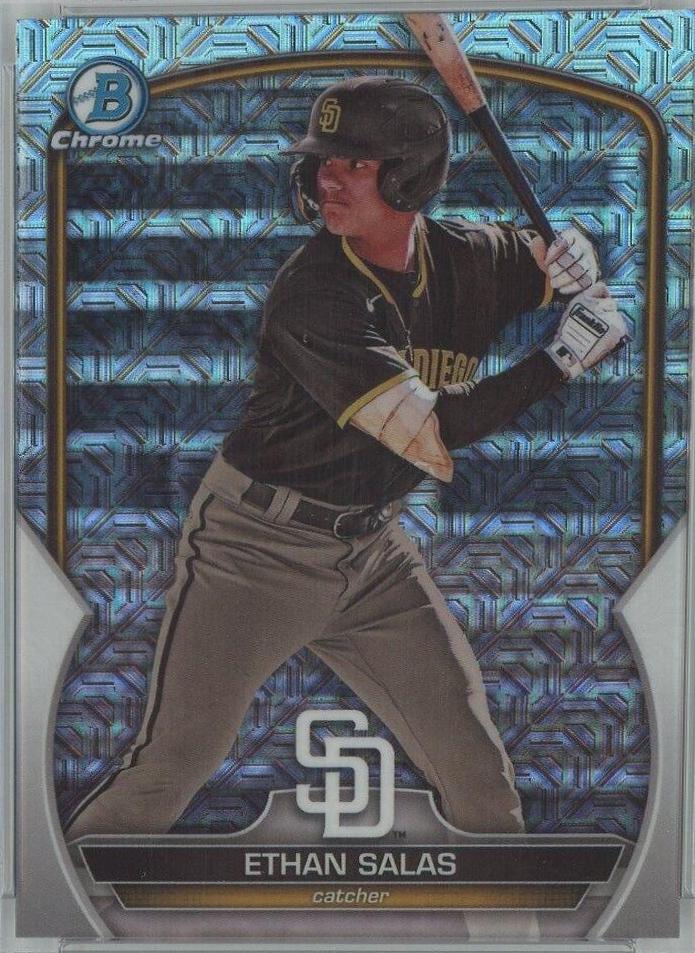 Ethan Salas [Japan] #BDC-1 Baseball Cards 2023 Bowman Draft Chrome