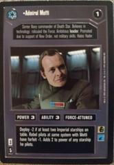 Admiral Motti Star Wars CCG Premiere Prices