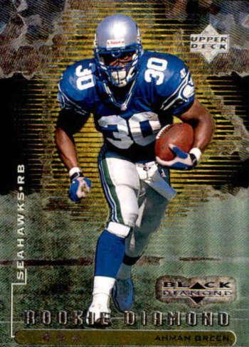 Ahman Green [Triple] #109 Football Cards 1998 Upper Deck Black Diamond Rookies