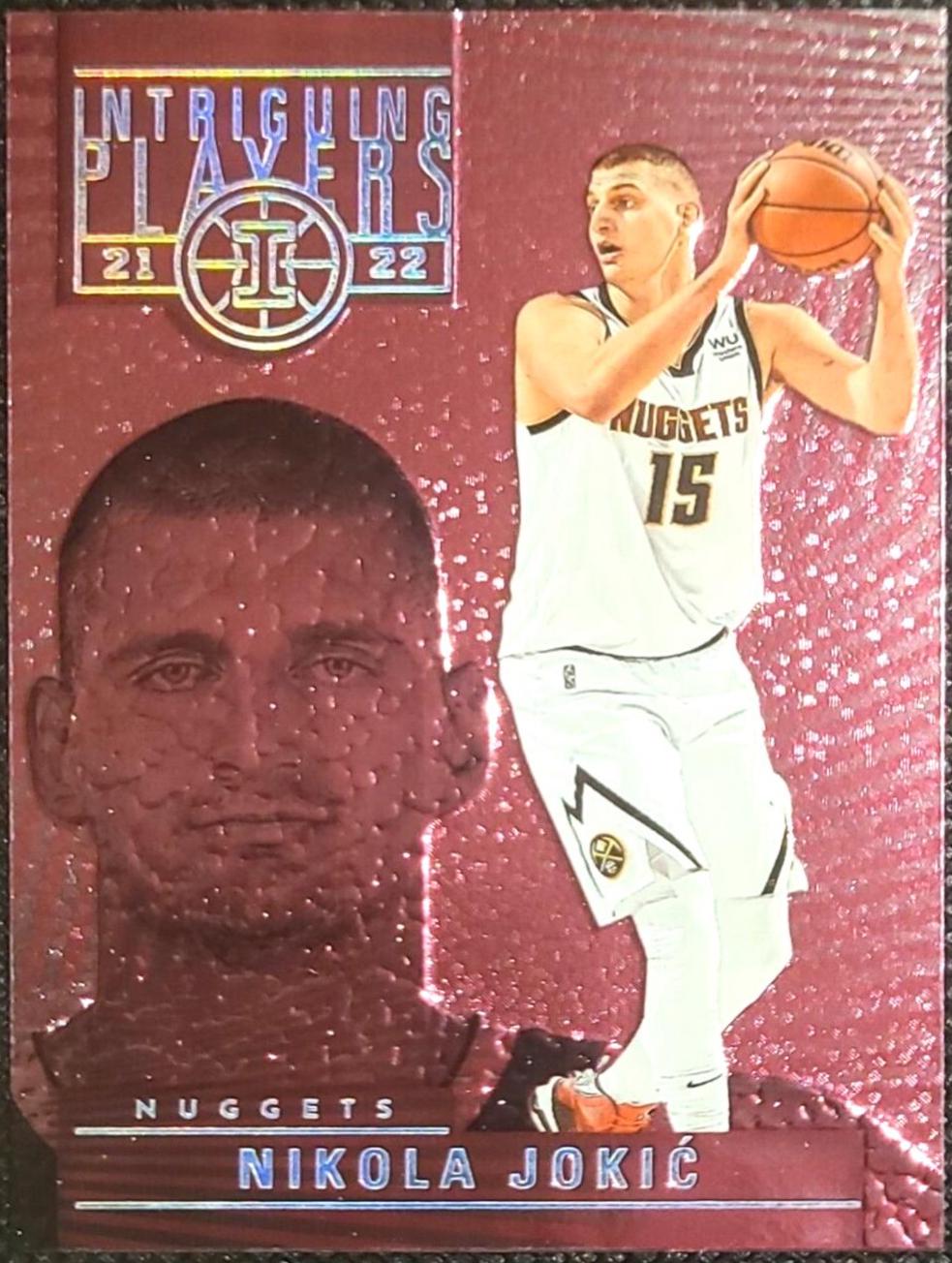 Nikola Jokic [Pink] #21 Basketball Cards 2021 Panini Illusions Intriguing Players