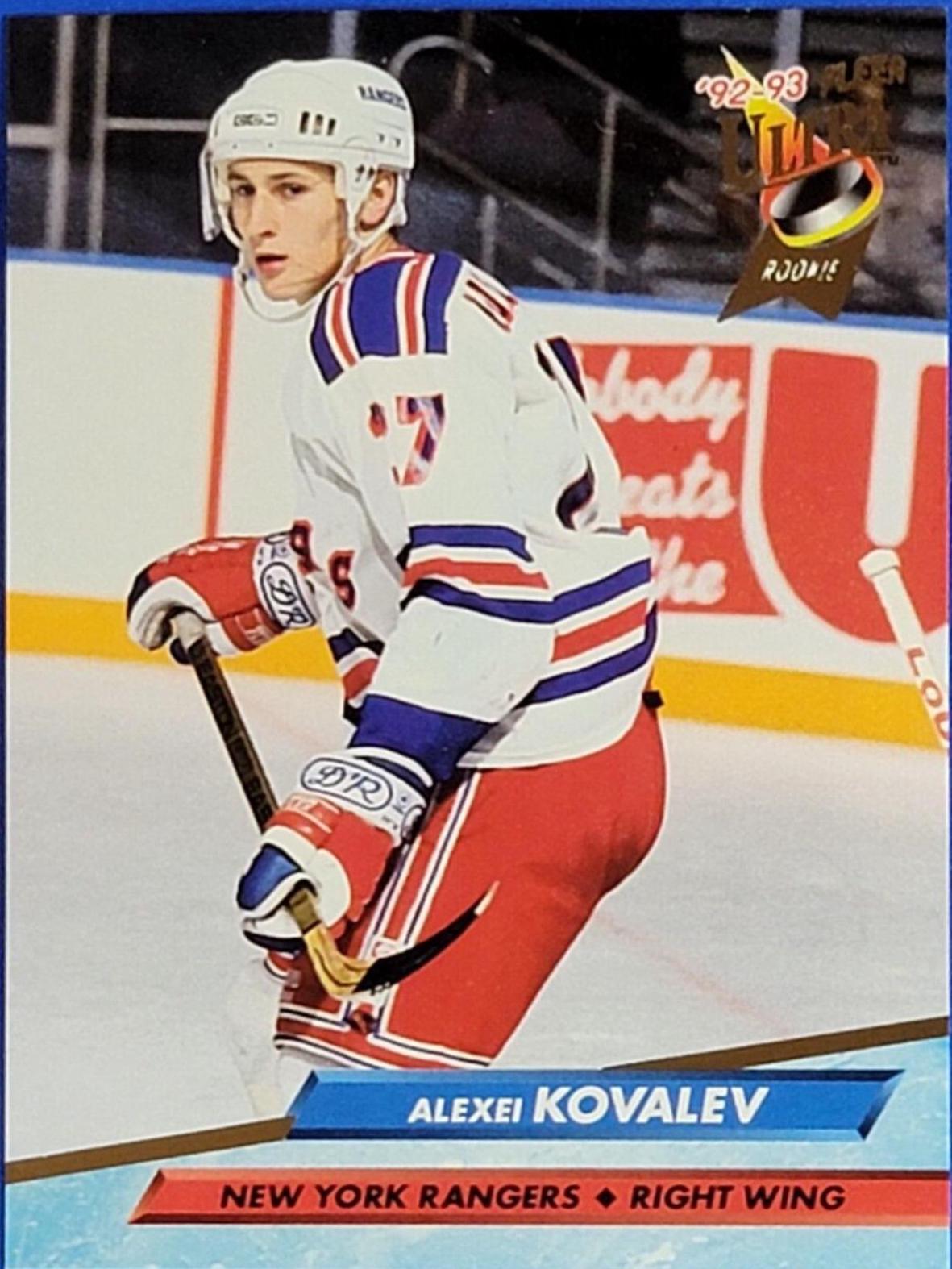 Alexei Kovalev #137 Hockey Cards 1992 Ultra