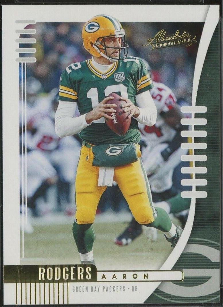 Aaron Rodgers [Yellow] #70 Football Cards 2019 Panini Absolute