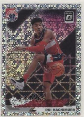 Rui Hachimura [Fast Break Holo] #5 Basketball Cards 2019 Panini Donruss Optic the Rookies