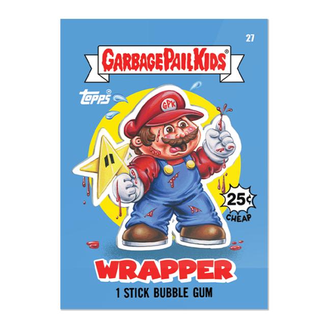 Wrapper #6 Garbage Pail Kids 2024 Game Over