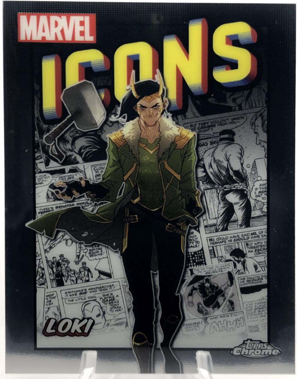 Loki #MI-9 Marvel 2024 Topps Chrome Icons