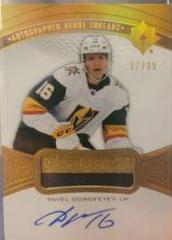 Pavel Dorofeyev #ADT-PD Hockey Cards 2021 Ultimate Collection Debut Threads Auto Patch Prices