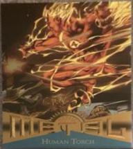 Human Torch #4 Marvel 2013 Fleer Retro Metal