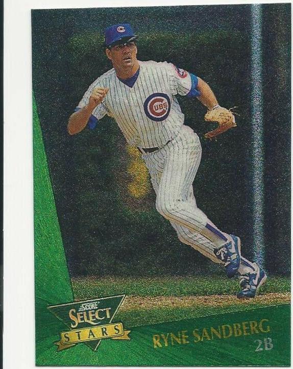 Ryne Sandberg Prices Score Select Stars Baseball Cards