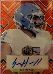 Sam Howell [Prismatic Red] #B-SH1 Football Cards 2022 Leaf Metal Draft Prices