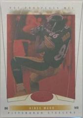 Hines Ward [Red Hot] #29 Football Cards 2004 Fleer Hot Prospects Prices