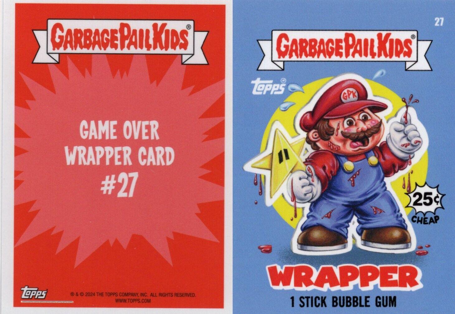 Wrapper #27 Garbage Pail Kids 2024 Game Over