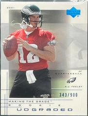 A.J. Feeley [Portrait] #81 Football Cards 2001 Upper Deck Graded Prices