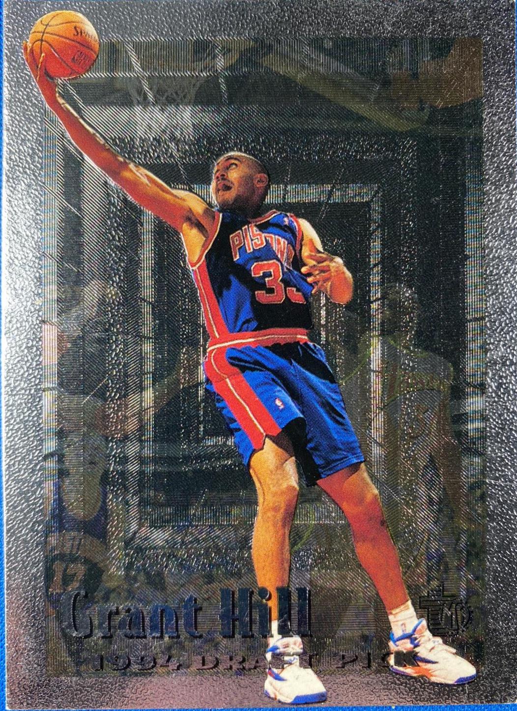 Grant Hill [Embossed Foil] ##103 Basketball Cards 1994 Topps