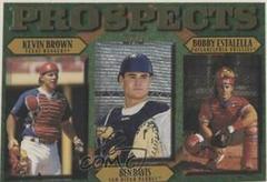 Ben Davis, Bobby Estalella, Kevin Brown #205 Baseball Cards 1997 Topps Prices