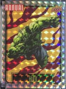 Hulk [Gold] #B5 Marvel 2022 Upper Deck Annual Backscatters