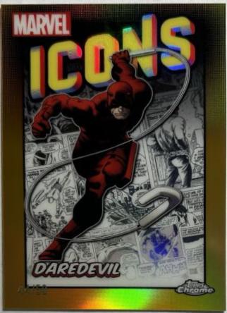 Daredevil [Gold Refractor] #MI-3 Marvel 2024 Topps Chrome Icons