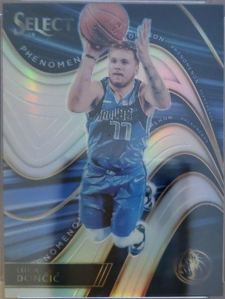 Luka Doncic [Silver] #30 Basketball Cards 2018 Panini Select Phenomenon