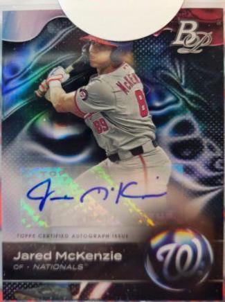 Jared good McKenzie 2022 Bowman Chrome 1st on card AUTO GOLD REFRACTOR 12/50