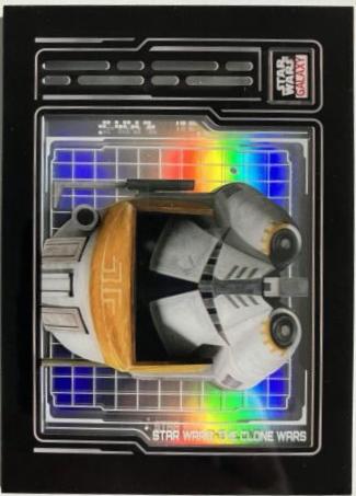 Commander Cody Helmet #AS-1 Star Wars 2024 Topps Chrome Galaxy Armor Shadowbox