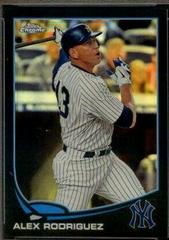 Alex Rodriguez [Black Refractor] #168 Baseball Cards 2013 Topps Chrome Prices