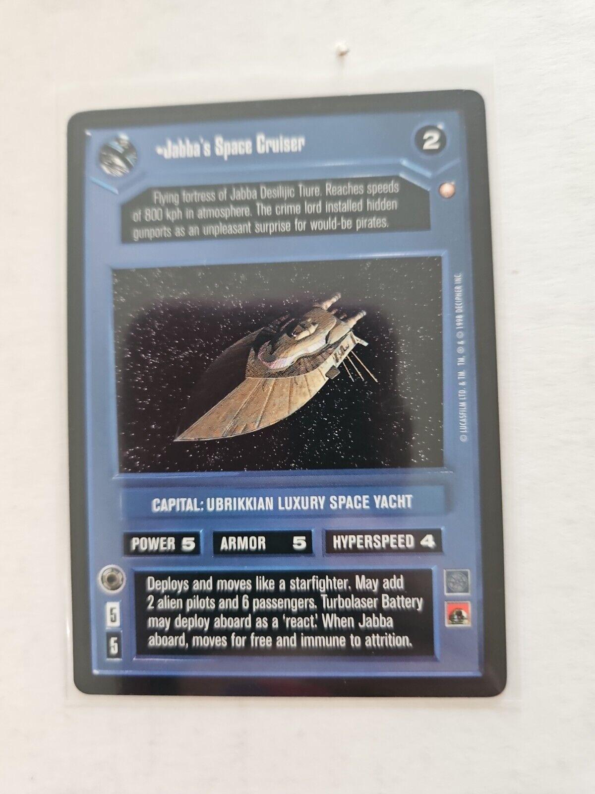 Jabba's Space Cruiser [Limited] Star Wars CCG Special Edition