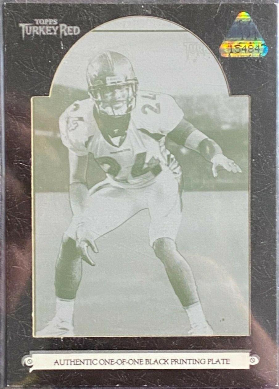 Champ Bailey [Black] #65 Football Cards 2006 Topps Turkey Red