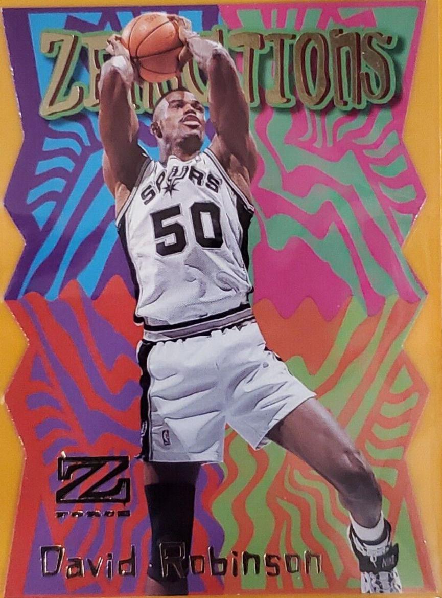 David Robinson #17 Basketball Cards 1997 Skybox Z Force Zensations