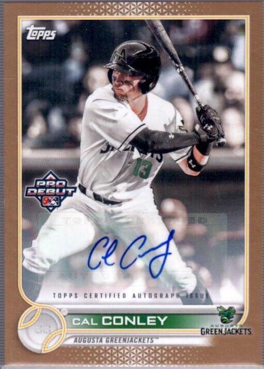 Cal Conley [Autograph Gold] #PD-195 Prices | 2022 Topps Pro Debut ...