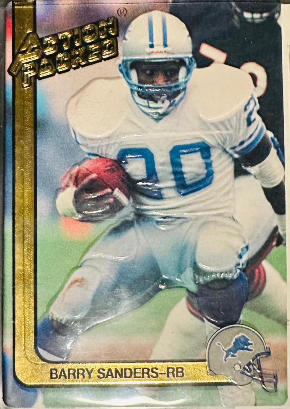 Barry Sanders 78 Prices 1991 Action Packed Football Cards