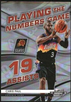 Chris Paul #22 Basketball Cards 2021 Panini Contenders Optic Playing the Numbers Game