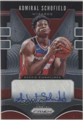 Admiral Schofield #ASF Basketball Cards 2019 Panini Prizm Rookie Signatures