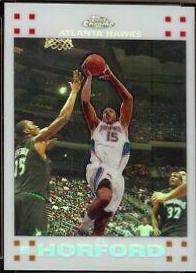 Al Horford [White Refractor] #160 Basketball Cards 2007 Topps Chrome