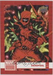 Deadpool #37 Marvel 2020 Upper Deck Annual Prices